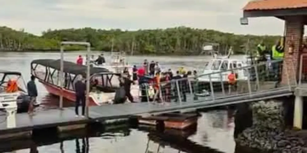 Acidente náutico na Baía de Paranaguá