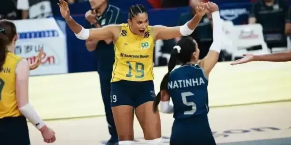 Seleção vence Bélgica e mantém invencibilidade na VNL