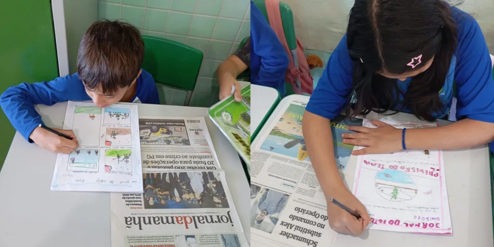 Edições do impresso do Grupo aRede foram base para trabalho em sala de aula