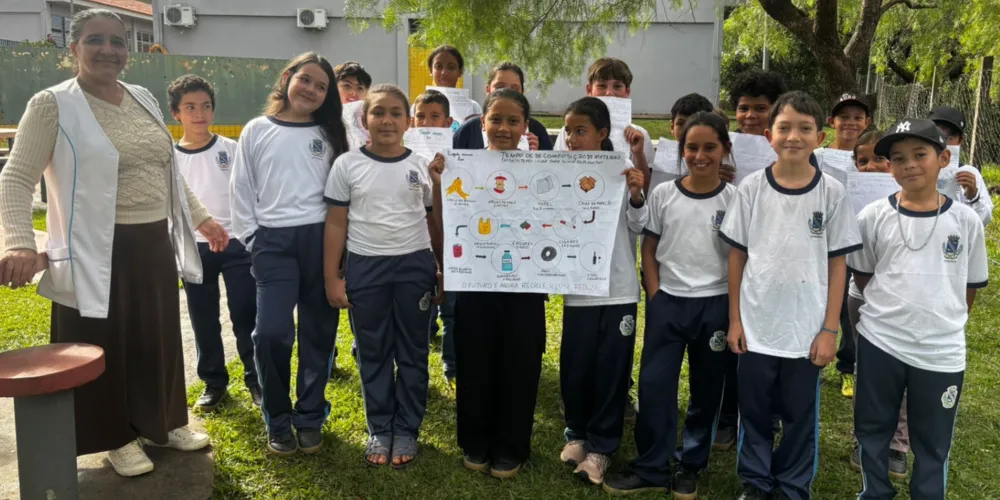 Educandos colocaram no papel o aprendizado que absorveram do conteúdo audiovisual