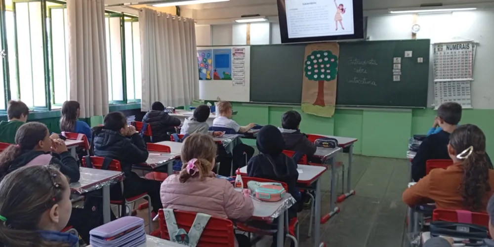 Conteúdo audiovisual foi de grande valia para os trabalhos em sala de aula