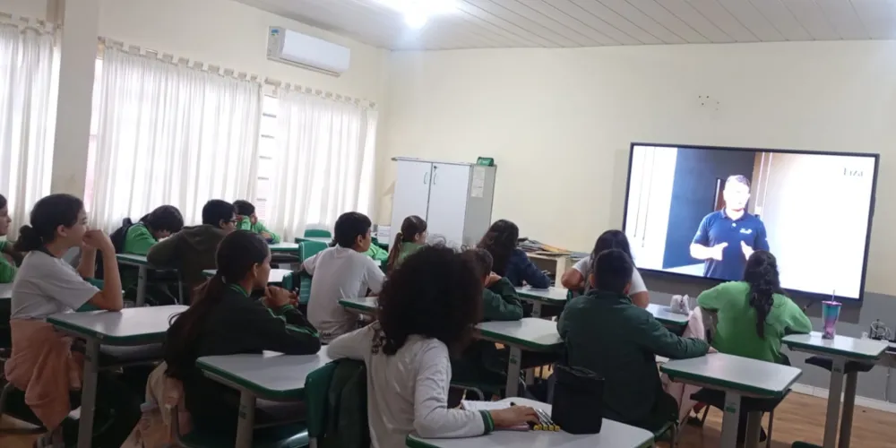 Estudantes puderam absorver importantes informações com o material audiovisual