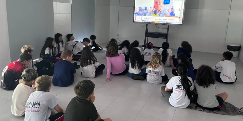 Conteúdo audiovisual levou informações preciosas aos educandos