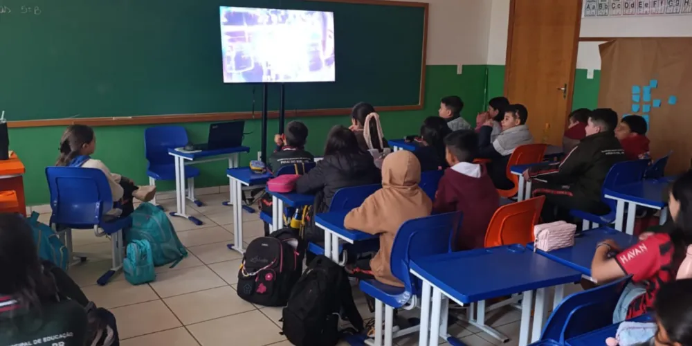 Conteúdo audiovisual teve grande papel em sala de aula para fixação dos conteúdos