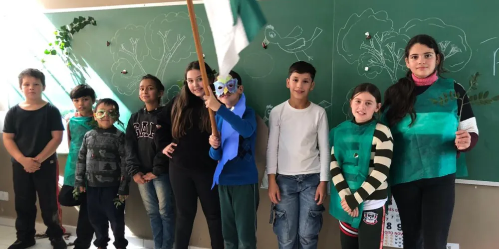 Estudantes puderam levar conhecimento às demais turmas