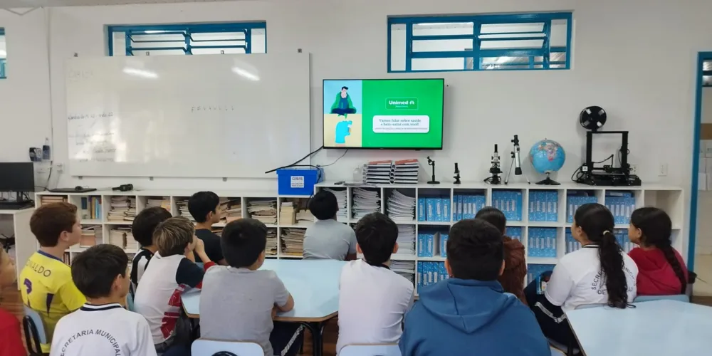 Conteúdo audiovisual levou importantes noções à sala de aula.