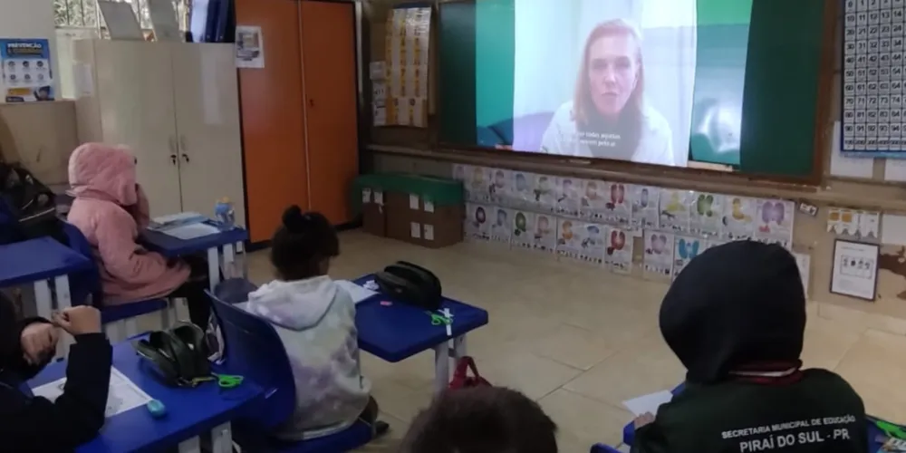 Conteúdo audiovisual teve grande relevância para a proposta em sala de aula