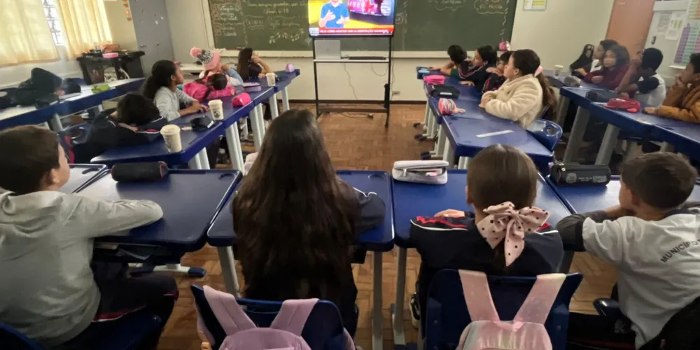 Conteúdo audiovisual contribuiu efetivamente em sala de aula