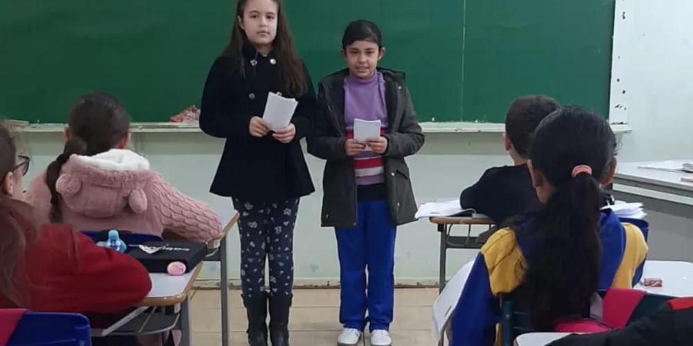 Estudantes participam de forma ativa da proposta