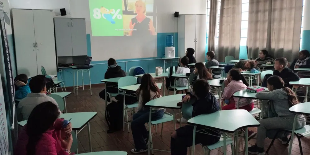 Material disponbiilizado à classe levou a importantes conhecimentos