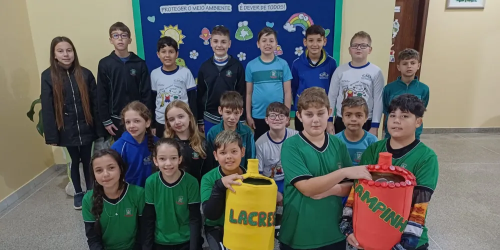 Estudantes foram protagonistas da ampla proposta pelos arredores escolares