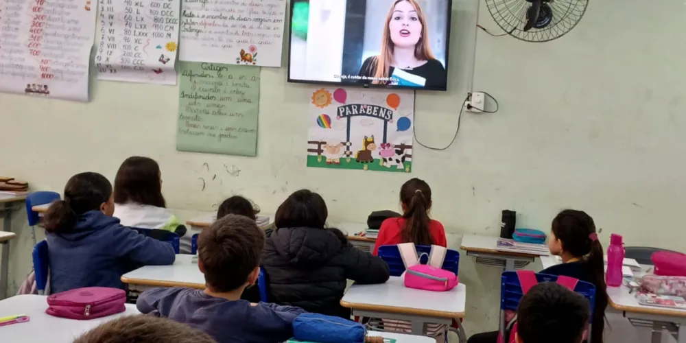 Material audiovisual foi base para amplo trabalho dentro e fora da sala de aula