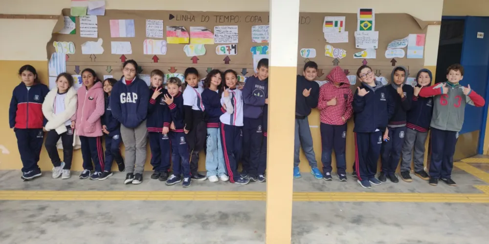 Estudantes puderam fazer painel expositivo de seus trabalhos