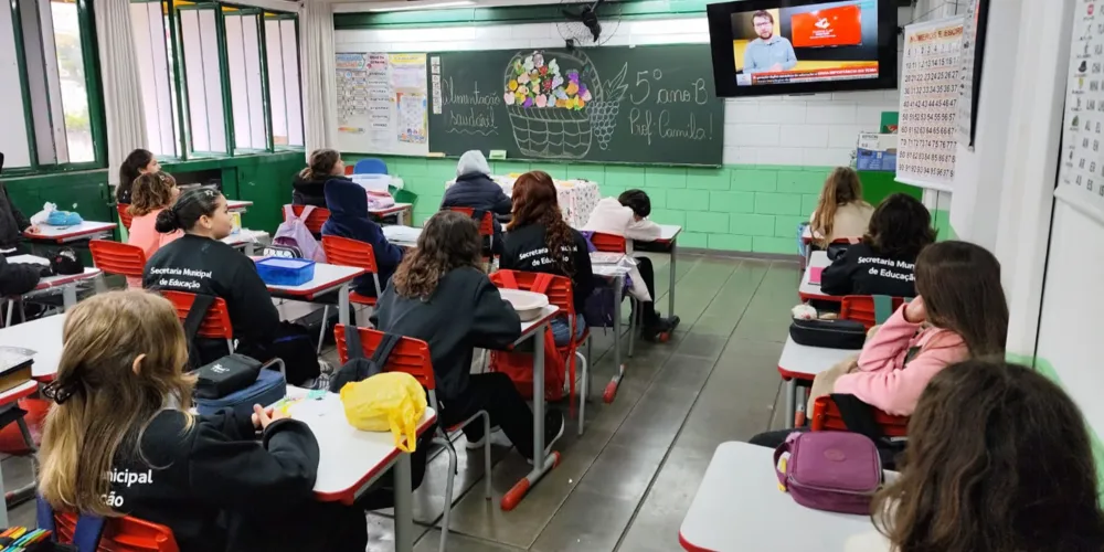 Conteúdo audiovisual teve grande relevância em sala de aula