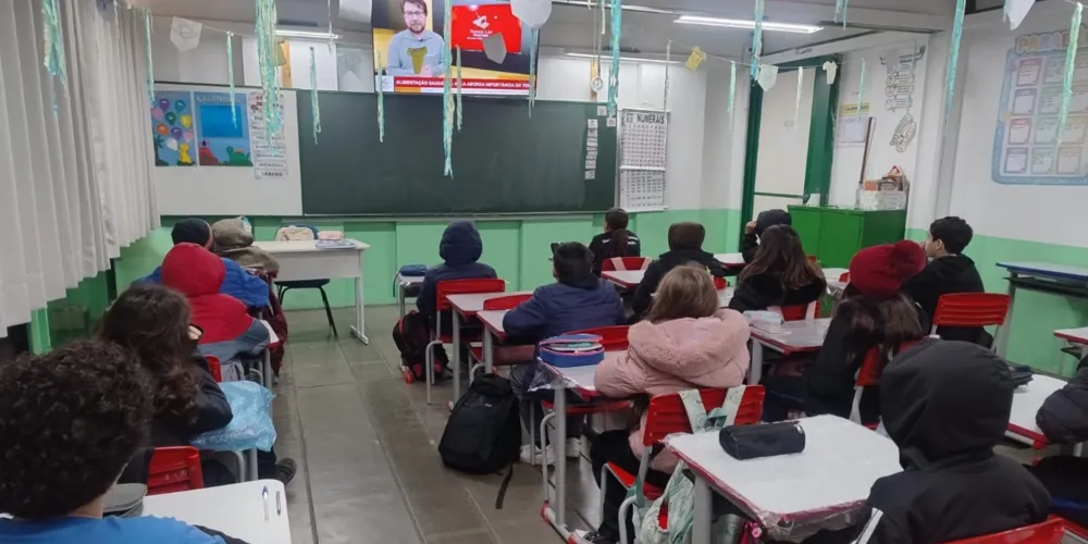 Educandos puderam extrair importantes conteúdos do material audiovisual