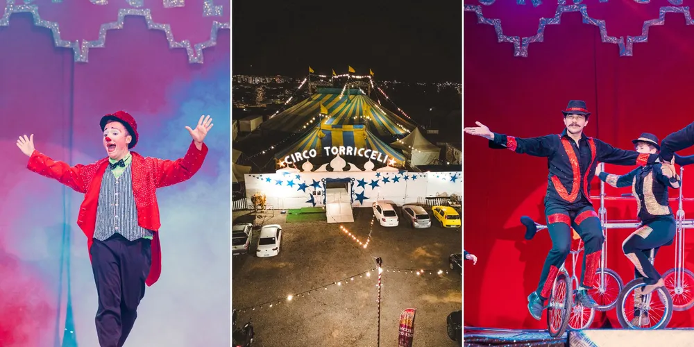 O circo estreia na próxima sexta-feira, às 20 horas