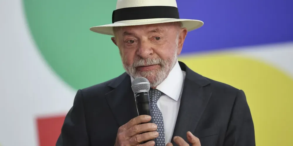 O presidente Luiz inácio Lula da Silva (PT)