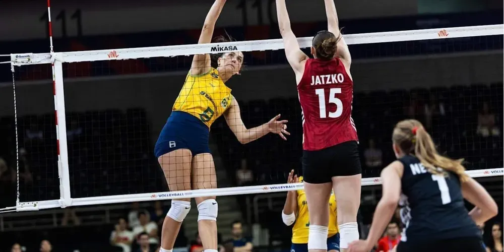 Brasil x Alemanha pela Liga das Nações Feminina de Vôlei