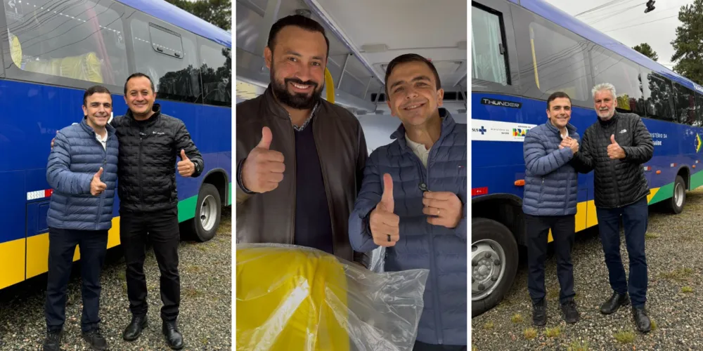 14 cidades do Paraná receberam os novos veículos