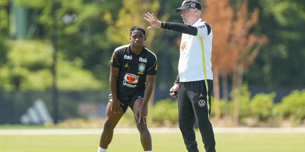 A entrada de Endrick na partida segue sendo uma incógnita para os torcedores
