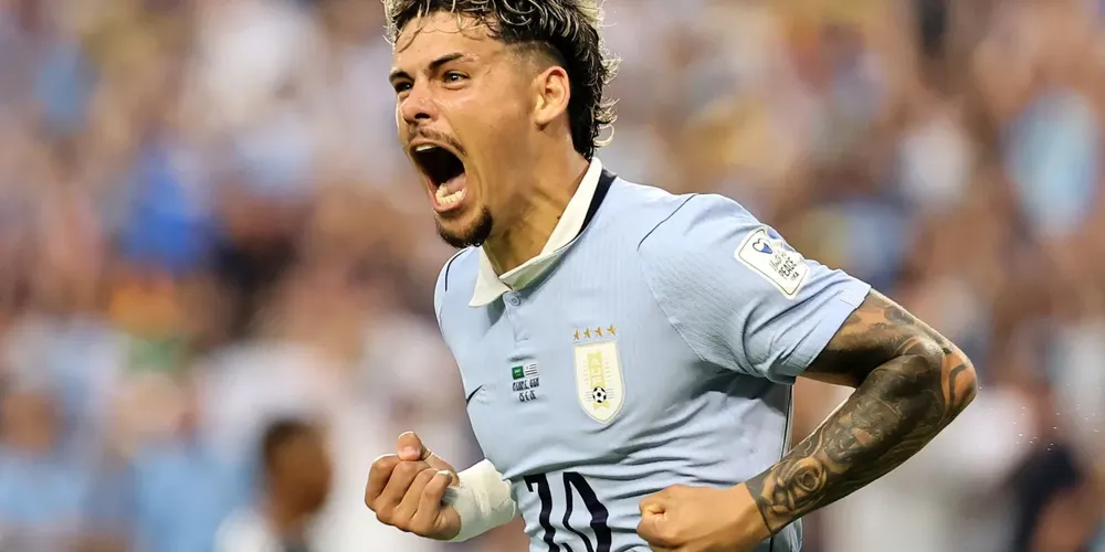 Araújo marcou o gol do Uruguai na Copa do Mundo