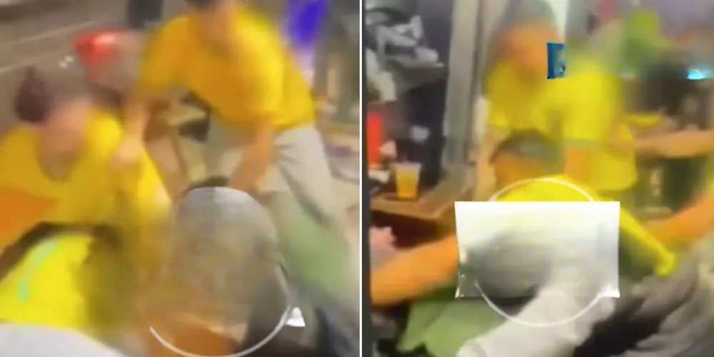 A confusão entre os torcedores ocorreu durante a partida