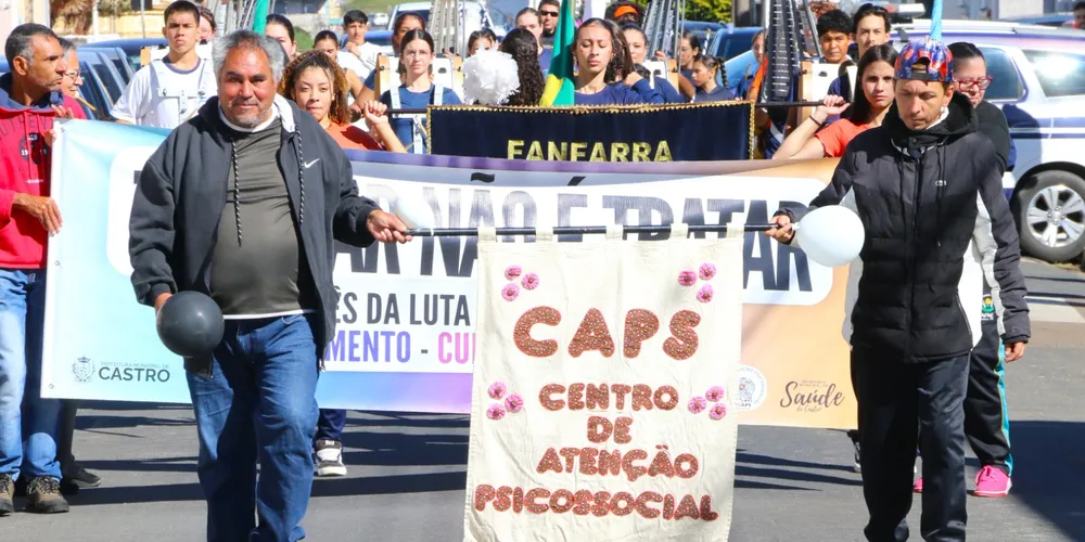 Ação é promovida pelo CAPS com apoio da Secretaria de Saúde