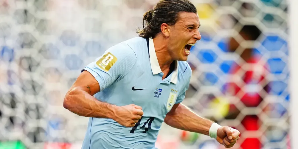 Canobbio marcou o gol da virada em Uruguai x Cabo Verde