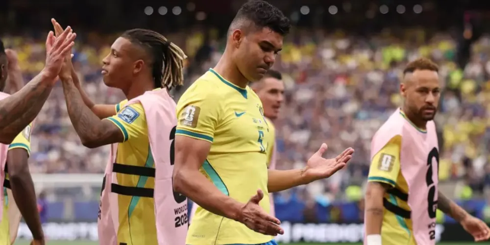 Gesto foi feito em comemoração de gol contra o Japão