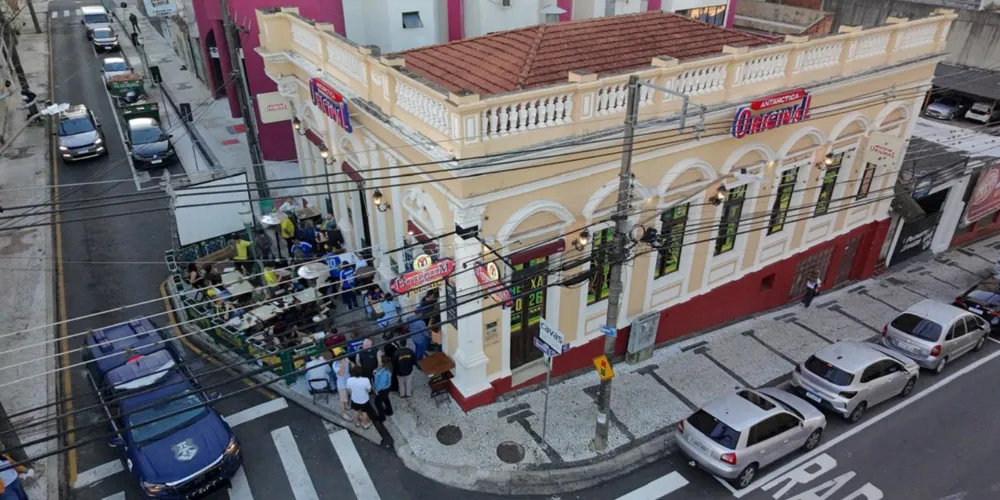 O Botequim Original fica localizado na Rua Quinze de Novembro, 492