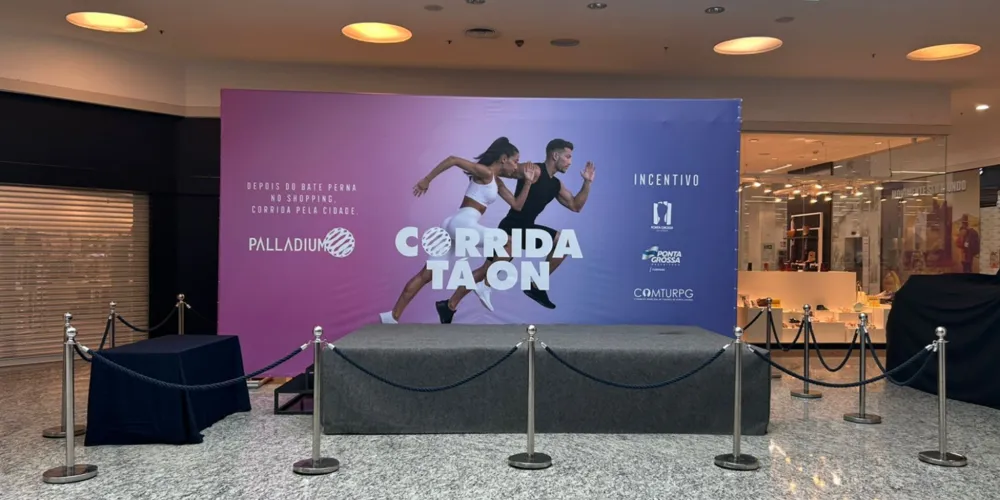 O evento já tomou conta dos corredores do Shopping Palladium em Ponta Grossa