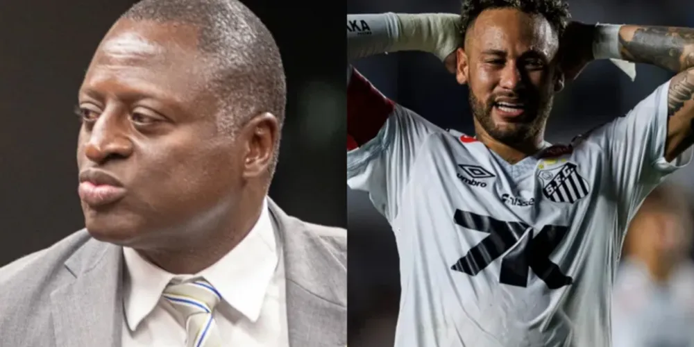 O deputado federal Hélio Lopes (PL-RR) e o jogador de futebol Neymar Jr
