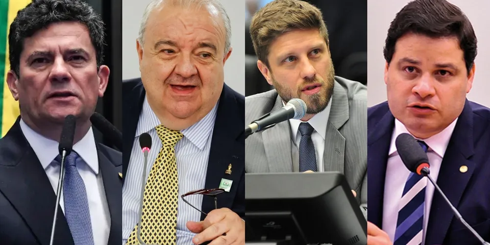 Sergio Moro, Rafael Greca, Requião Filho e Sandro Alex