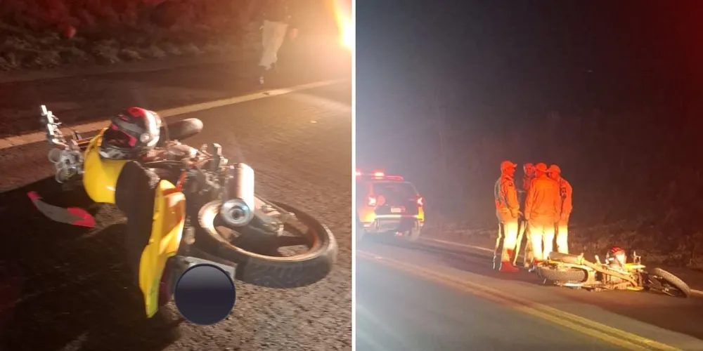 Motociclista faleceu ainda no local
