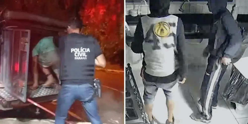 O autor preso foi encaminhado à Delegacia de Polícia Civil