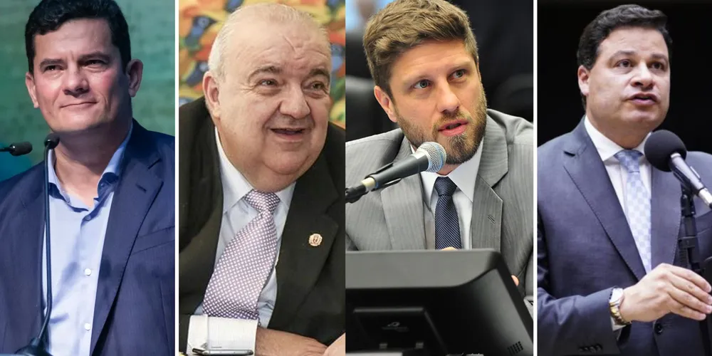 Sergio Moro, Rafael Greca, Requião Filho e Sandro Alex