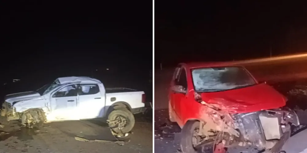 Motoristas foram socorridos pelos Samu