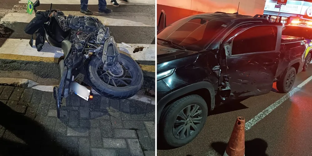 Acidente ocorreu no cruzamento das ruas Bonifácio Vilela e Comendador Miró