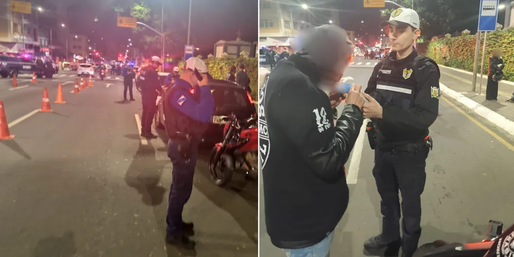Um motorista foi detido por conduzir o veículo sob efeito de álcool