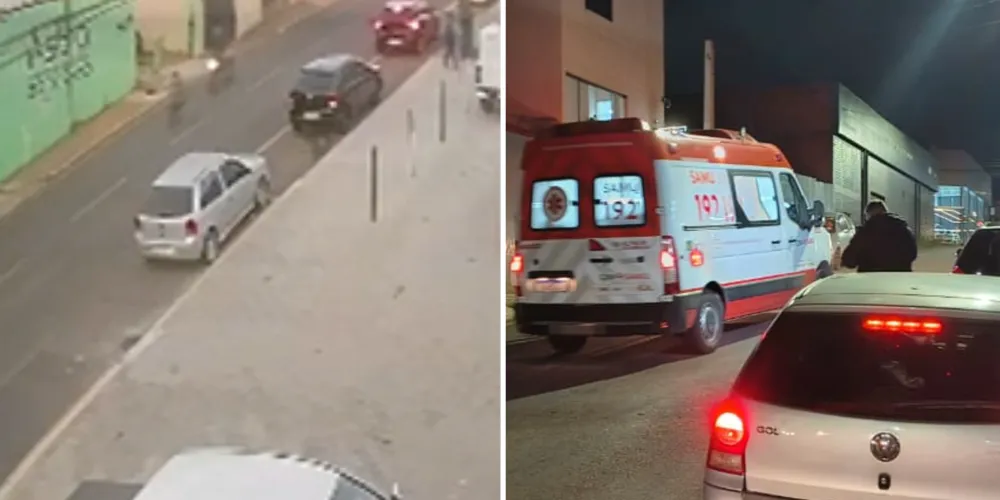No local, os profissionais constataram que o pedestre sofreu um traumatismo cranioencefálico (TCE)