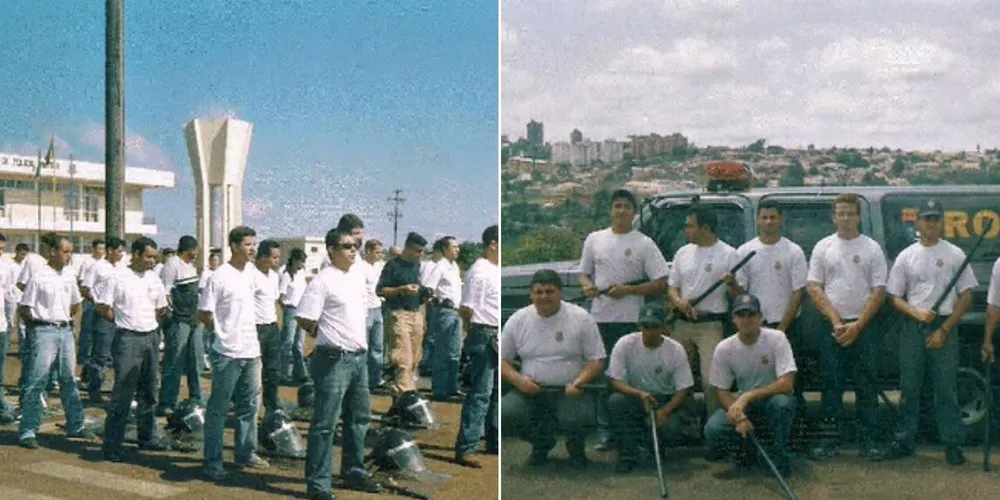 A primeira linha de frente da GCM foi composta por 38 profissionais: 27 homens e 5 mulheres