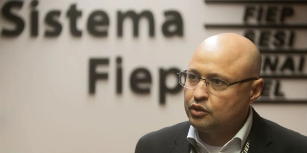 Empresário, presidente (licenciado) do Sistema Fiep e pré-candidato a vice-governador do Paraná, Edson Vasconcelos