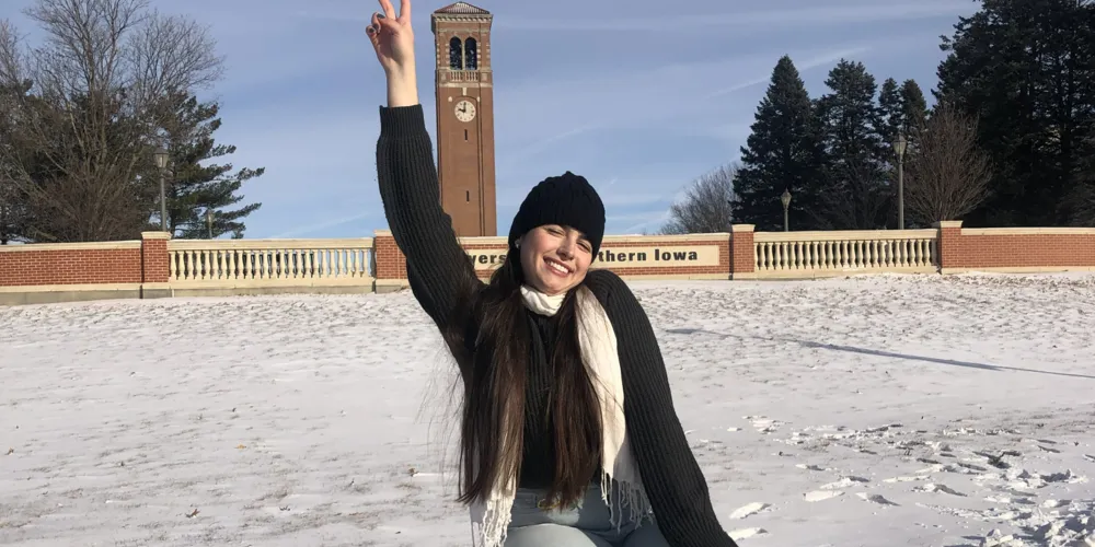 Anthonella Morais, aluna participante do Ganhando o Mundo Agrícola