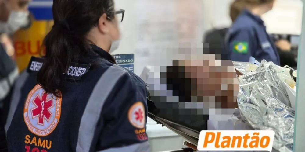De acordo com os médicos do SAMU, tanto o homem quanto a mulher necessitam de cuidados especializados