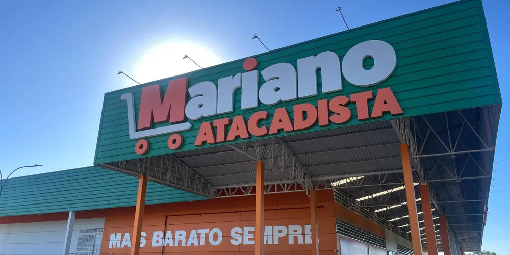 O Mariano Atacadista conta com duas unidades em Ponta Grossa