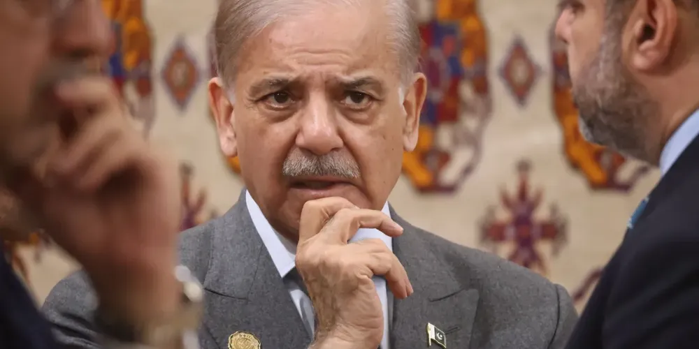 O primeiro-ministro paquistanês, Shehbaz Sharif