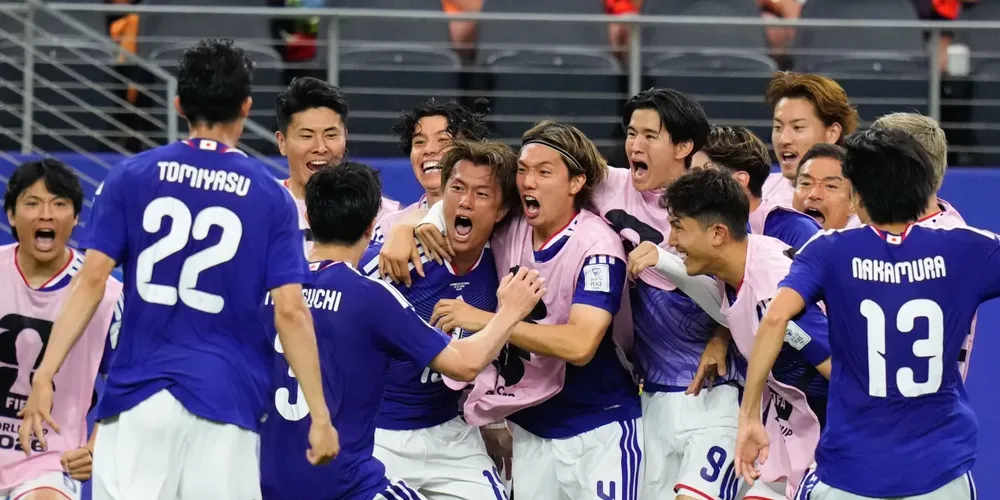 Gol do Japão contra a Holanda na Copa do Mundo