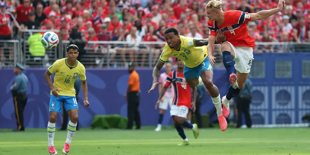 Partida terminou em 2 a 1 para a Noruega