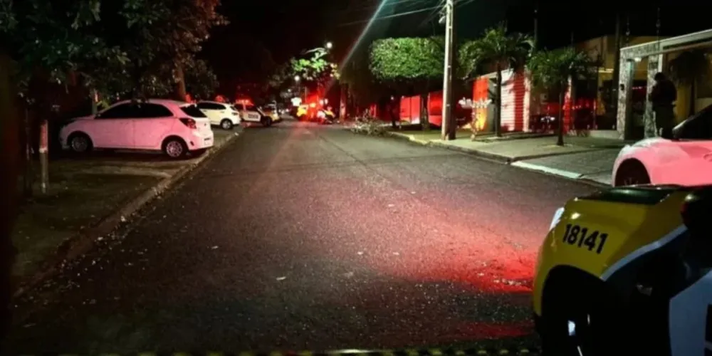 Polícia Militar atendeu a ocorrência onde motociclista foi morto a tiros