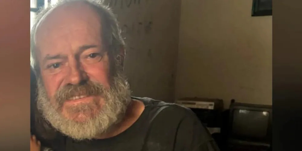 O homem está desparecido desde a última quinta